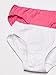 Hanes girls Toddler Multi-pack Hipster underwear, 6-pack Assorted, 2-3T US