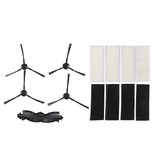 Puthernm Accesorios de Repuesto de Filtro de Cepillo Lateral Principal para Aspiradora RobóTica A4 A4S A40 PVCR 0726W 0826 0926
