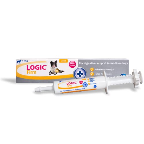 Logic Firm Digestive Support, Dog Diarrhea Aid, Dog Support For Upset Stomach, Dog Diarrhea Paste, Logic Firm For Dogs Medium, Gut Probiotics for Dogs, Tummy Settlers for Dogs, 24ml