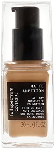 COVERGIRL Matte Ambition, All Day Foundation, Medium Cool 3, 1.01 Ounce
