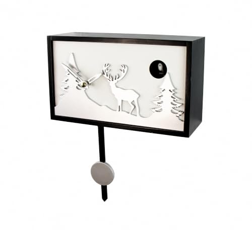 Reloj de pared cuco Trenkle KuckuFrame musical de madera 2
