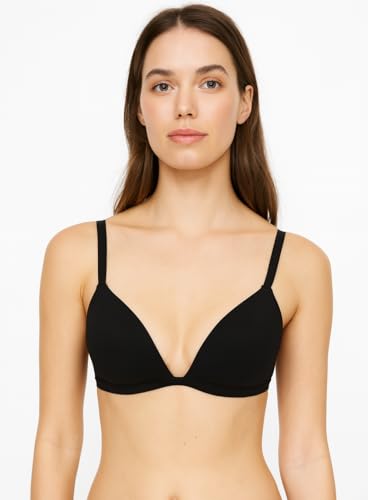 Image of Viola's Secret 6 Pack of Color Print T-Shirt Bras B Cup C Cup and D Cup
