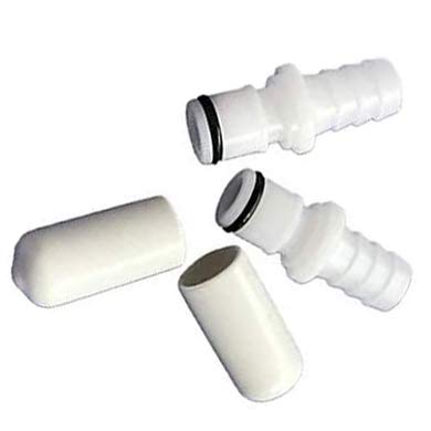 Parts Shop Replacement 2 M236 Male Connectors + 2 Caps for Testing Sleep Number Bed Air Chamber leaks
