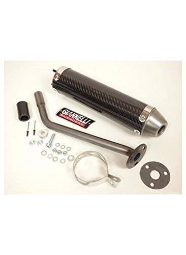 Omologazione 9 GIANNELLI SILENZIATORE BETA RR 50 MOTARD \'12 ENDURO \'12 - NON INTERC. CON L\'ORIG. OMOLOGATO EU -VERSIONE CARBONIO