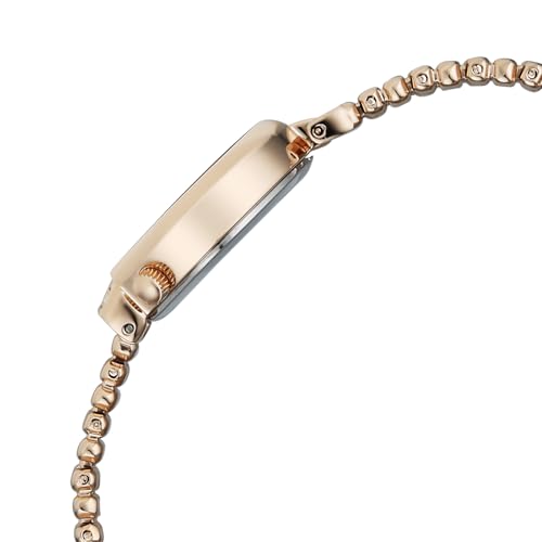 Image of Titan Raga Spotlight with Quartz Analog White Dial Rose Gold Brass Strap Watch for Women - 95432WM01