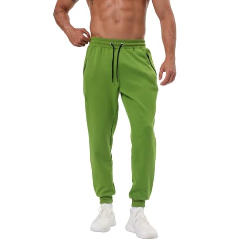Hpbygstae Pantalon de jogging pour hommes, Pantalon de jogging sportif pour hommes, Pantalon de sport en molleton pour hommes, Pantalons d'entraînement,...