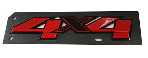 Emblema 3D de personalización 4x4 para renovar la cama trasera de GMC Sierra 5