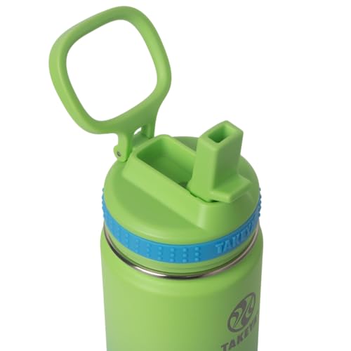 Image of Takeya 18 oz Actives Stainless Steel Water Bottle with Straw Lid - Leakproof, Double-Wall Insulated, Keeps Drinks Cold 24 hrs /Hot 12 hrs, BPA-Free, Powder-Coated, Gym & Travel, Ombre Excitement
