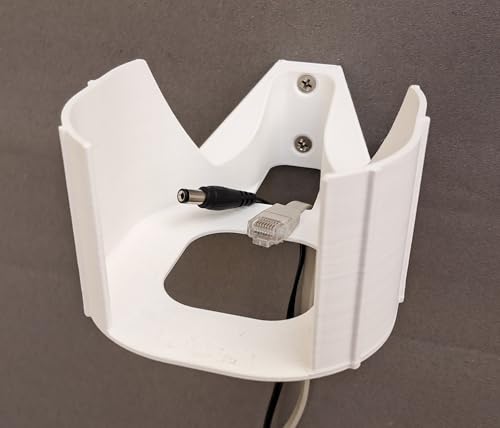 Image of makerV Wall Mount Bracket for TP-Link Deco M4, E4, S7 Mesh WiFi Router, with Cable Management, Pack of 2