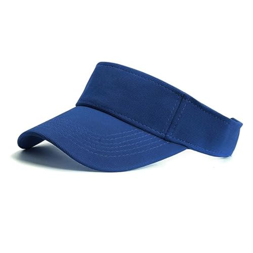 HRXYYCX Gorra Visera Solar para Niños de 4 10 Años para Niños y Niñas Gorra de Playa Deportiva de Verano Visera Solar Ajustable para Golf y Tenis, azul, Talla única