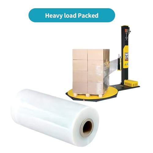 500% Stretch Ability Clear Stretch Wrap Industrial Strength with 15