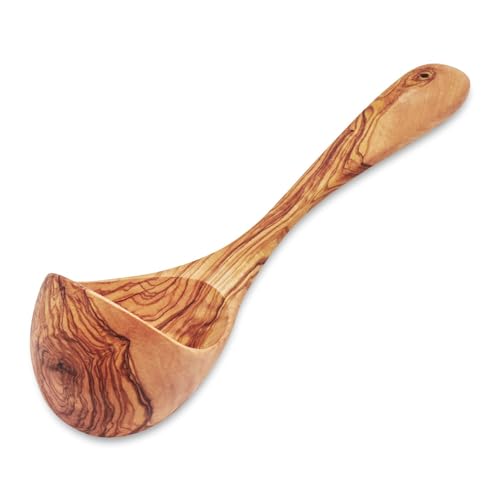 Sur La Table Olivewood Ladle, Tan