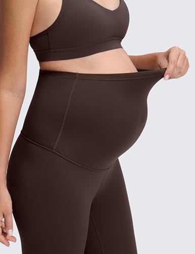 Image of CRZ YOGA Maternity Leggings 25 inch | Butterluxe, Extremely Soft, Gentle Compression, Yoga, Super High Rise, U-shaped Belly, Pregnancy and Postpartum