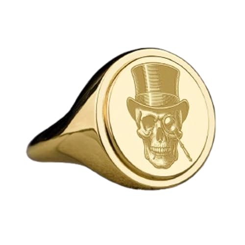 Bague mystère détective chevalière en argent et or pour révéler votre histoire
