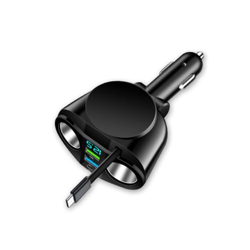 VK[\Pbg  ԍڏ[d Type-C莮 [dP[u 66W }[ d 5in1 @\  [ d  4䓯 ݕz J[`[W[ LED\ dv 2\Pbg ƗXCb` 12-24VԑΉ J[pi ԗpi 