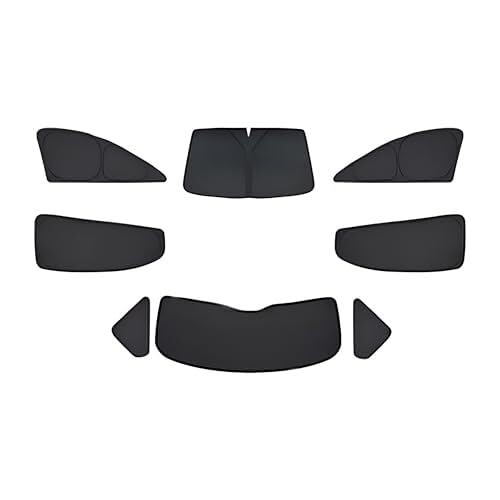 Tendine Set di 8 accessori per tendine parasole laterali per auto per Nissan NV350 E26, visiera parasole in rete traspirante