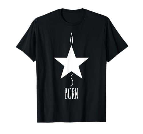 T-shirt « A STAR IS BORN » pour homme, femme, enfant, adorable, célébrité T-Shirt