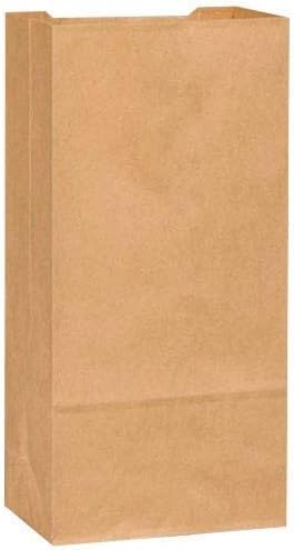 General 1/6 75# Paper Bag, 75lb Kraft, Brown, 12 x 7 x 17, 400/Bundle