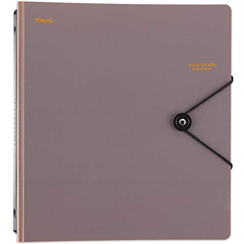 Five Star Fichário com anel em D, coluna expansível de 2,54 cm, capacidade para 225 folhas, cores so