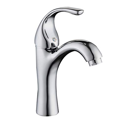 Mitigeur laiton avec poignée épaissie pour lavabo et cuisine