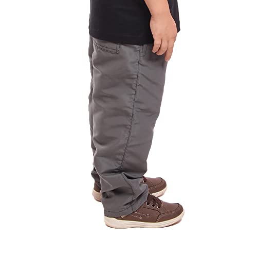 Calça Tactel Ox Silver Lisa Infantil Juvenil Genero:Masculino;Cor:Cinza;Tamanho:12