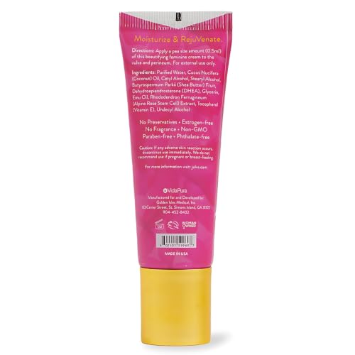 Image of External Vulvar Moisture Cream by Dr. Anna Cabeca - Feminine Skin Moisturizer for Intimate Skin Care - 60 Day Supply