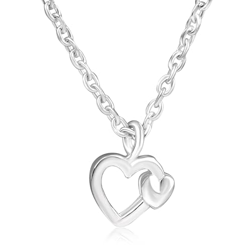Silver Chest 925 Silver Pendant for Women and Girls with Silver Chain | Stylish Silver Necklace with AAA Cubic Zirconia stones