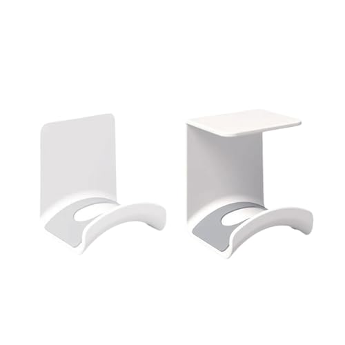 Jimkply - Soporte para auriculares (2 unidades), color blanco