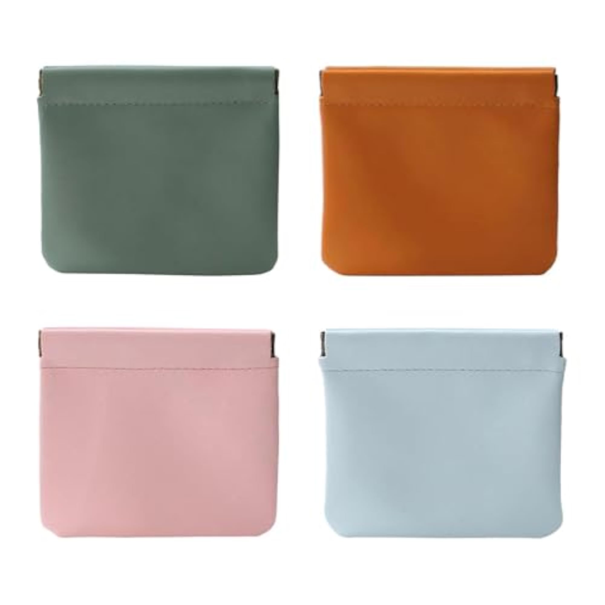 Pocket Cosmetic Bag Self Closing Wallet, Multifunctional Makeup Pouch