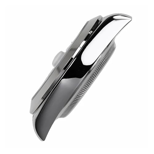 Verre saphir et acier pour ce boîtier de montre 39mm compatible modding mécanique Nh35 - 5