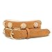Hidewear Women's Sparkle Jewel Italian Suede Belt, 1