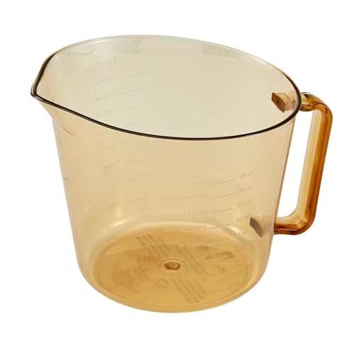 Tasse à mesurer graduée Cambro 200MCH150 ambre 2 quart haute température