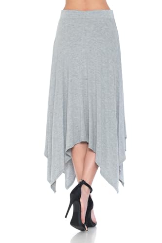 iconic luxe Women's Asymmetric Hem Skirt4