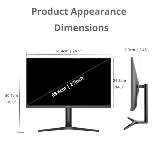 Image of Chengying Touch Screen Monitor | 27 inch FHD | Ultra Narrow Bezel Monitor | On-Cell Touch Display | TM001Ultra Series