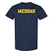 Michigan Wolverines Basic Block T-Shirt - Large - Navy