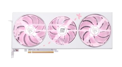 Image of PowerColor Hellhound Sakura Limited Edition AMD Radeon 7800 XT 16GB GDDR6 Graphics Card