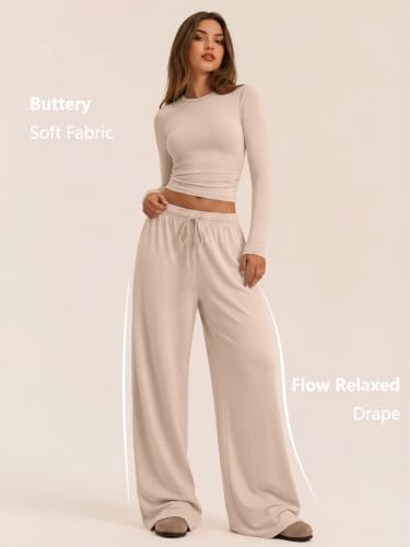 Image of Trendy Queen Women's 2 Piece 2026 Fall Fashion Lounge Set with Pockets