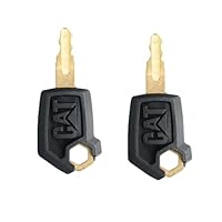 Joyan 2 Stück 5P8500 Universal Zündschlüssel Set, Zündstarterschlüssel für Baumaschinen, Bagger, Bulldozer, Traktoren & Motorräder, Robustes Motorwerkzeug mit Schlüsselrohling