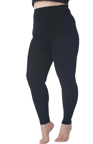 plus size 5xl medical compression pantyhose for women amp men 20-30 mmhg graduated compression leggings opaque footless waist high compression stockings for edema varicose veins flight dvt black