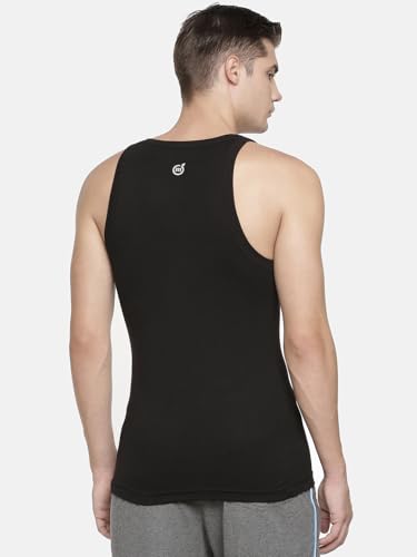 Image of Macroman M-Series Rocker Sports Vest for Men in 100% Combed Cotton with Square Neckline & Contoured Armholes