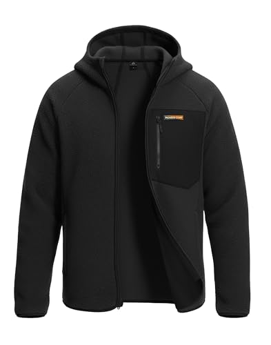 Pioneer Camp Men's Sherpa Fleece Full Zip Jacket
