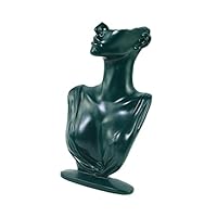 jewelry Resin Necklace Earring Display Mannequin for Women Stable Easy Use, 36CM Jewelry for girls