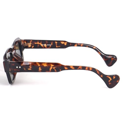 Image of Peter Jones Lenses Unisex Broad Frame Square UV /UB Protected Non-Polarized Sunglasses Medium (3809)