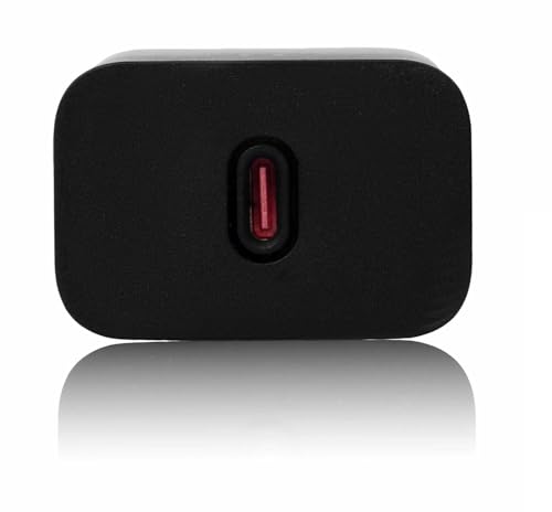 Image of 68W USB-C TurboPower Adapter + 3.3Ft Cable | Fast Charging for Motorola Edge 60 Pro /Edge 50 Pro /Razr 50 Ultra /Moto G84 /G54 /E40 /G35 /Edge 40 Neo | Original Power Charging Speed - Black