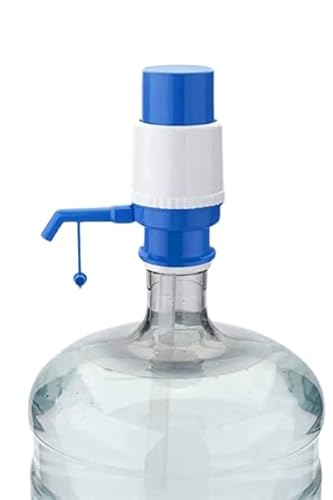 MM KART Hand Press Manual Water Pump Dispenser for 20 Litre Drinking Bottle Can for Home Office Outdoor (Works with All Brand Bottles) Multicolour