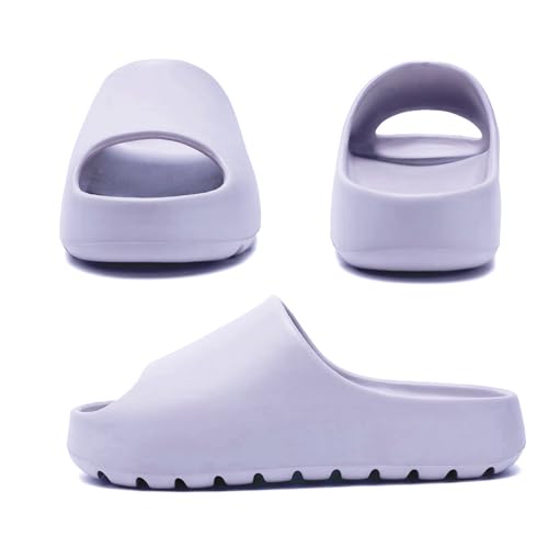 Image of Yueerlu Cloud Slides for Women Men, Recovery Womens Pillow Slides,EVA Anti-Slip shower shoes,Thick Sole Open Toe Garden Shoes,men's sandals,mens slippers for Indoor and Outdoor Size