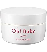 House of Rose Oh! Baby All-in-One Gel, 3.5 oz (100 g), 5 Functions (Lotion, Serum, Milk, Cream Pack), Short Time Skin Care, With Spatula, Memory Gel, Hot Spring Water, Pore Care, Crisp Skin ...