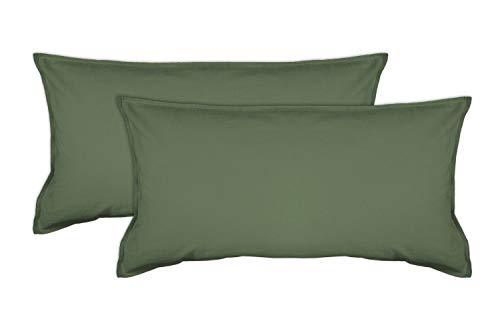 jilda-tex Bio-Bettwäsche Stone-Washed Renforce Lissabon 100% Bio-Baumwolle Knitterlook Stehsaum Bügelfrei Uni Leinen-Optik Bügelfrei GOTS Made in...