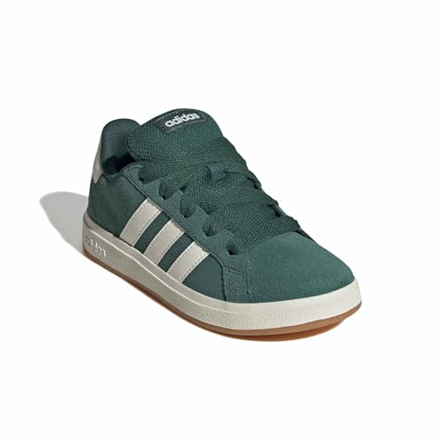 adidas Unisex Kinder Grand Court 00S Kids Shoes, Collegiate Green/Off White/Gum, 28.5 EU – Ansicht 3