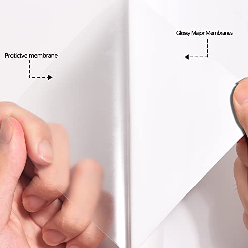 Htvvetur Htv Heat Transfer Vinyl 12Inch X 13Feet Rolls Iron On Vinyl Diy For T-Shirt, Easy To Cut & Weed Glossy (13Ft, White) #TOP4